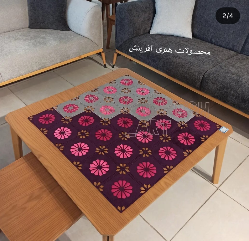 رومیزی نیلی شب - تصویر 2