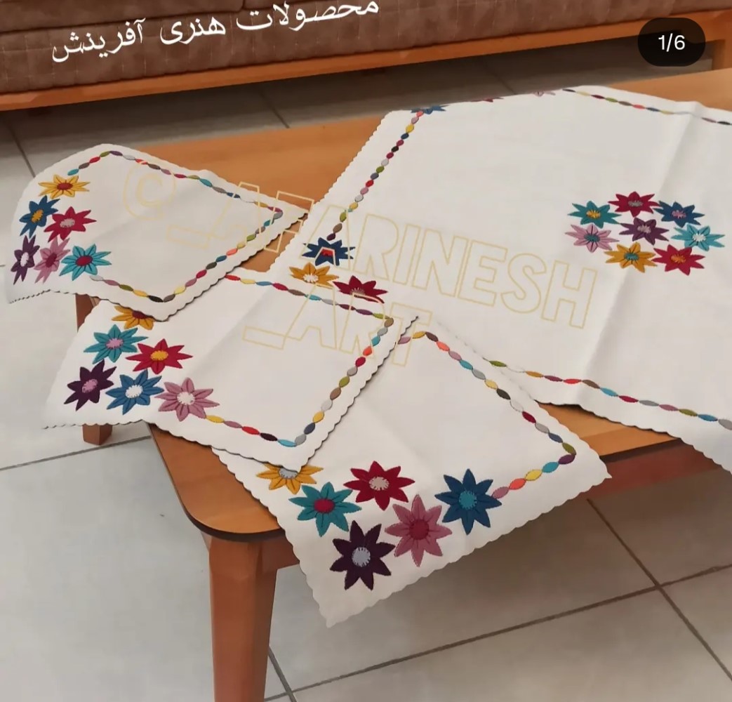 رومیزی شکوفه بهار - تصویر 2
